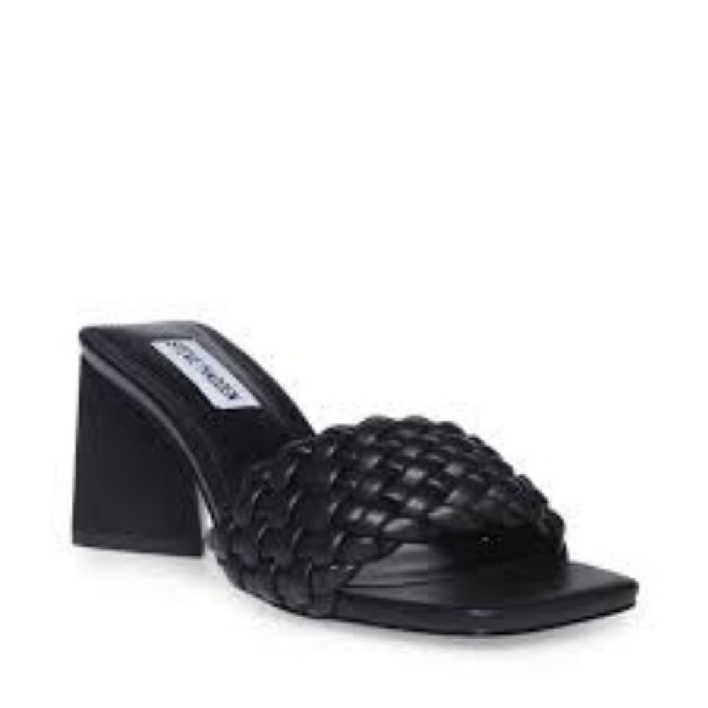 Steve Madden Black Mules, Monte Carlo